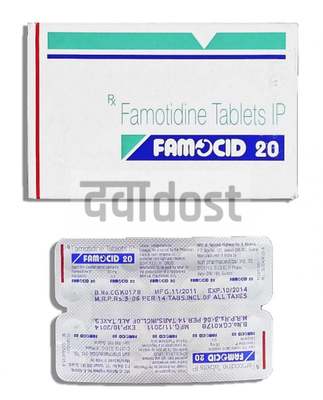 Famocid 20 Tablet Upto 10 00 Off DawaaDost