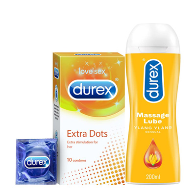 Buy Durex Pleasure Packs Extra Dots S N Pleasure Gel Cherry Ml