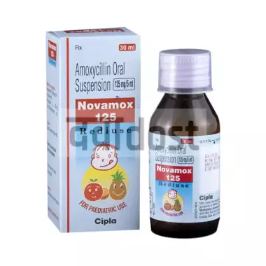 Novamox 125 Rediuse Oral Suspension Upto 10 00 Off DawaaDost