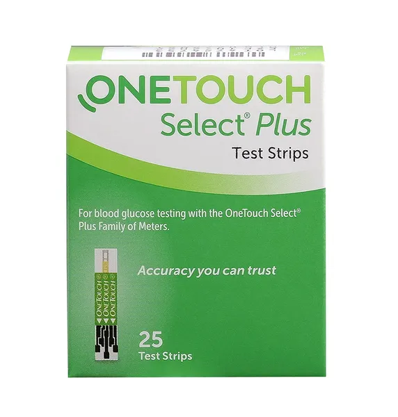 One Touch Select Plus Test Strip 25s