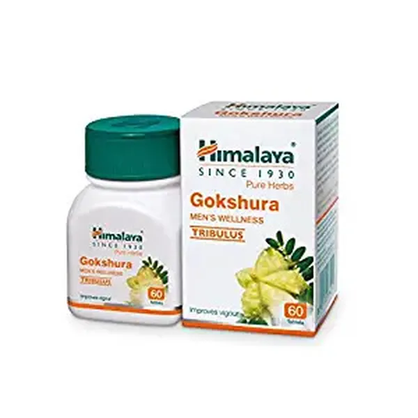 Himalaya Gokshura Men's Wellness Tablets, 60 Tablets|Tribulus| Improves vigour