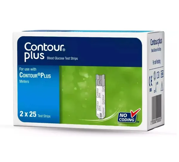 Contour Plus Blood Glucose Test Strip 50s