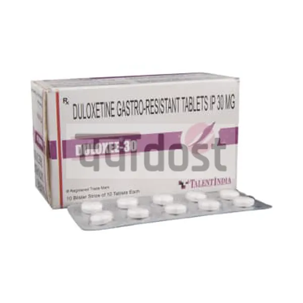 Duloxee 30mg Tablet 10s