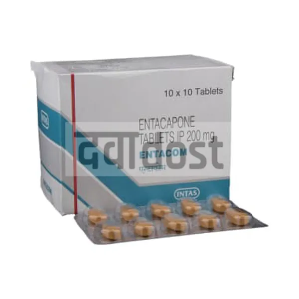 Entacom 200mg Tablet 10s