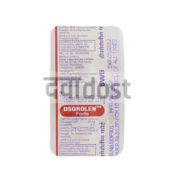 Dsorolen Forte 25mg Tablet 10s