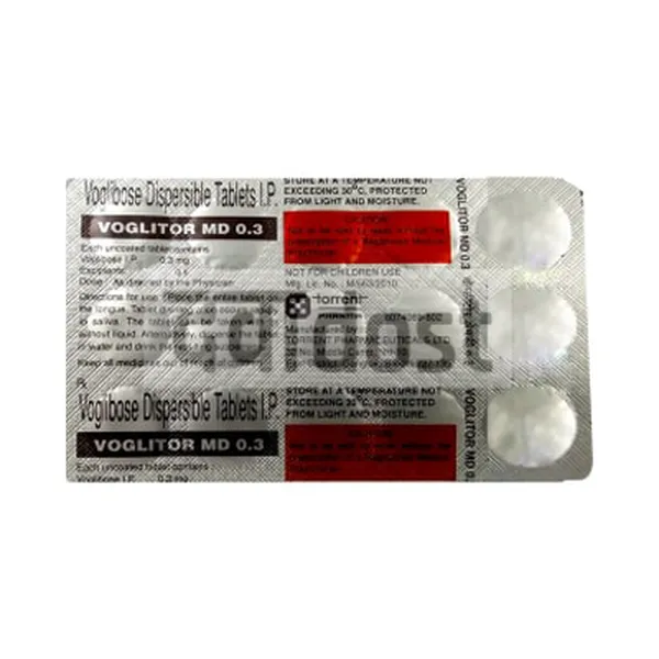 Voglitor 0.3mg Tablet MD 15s