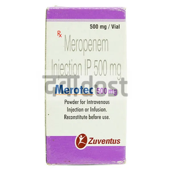 Merotec 500mg Injection