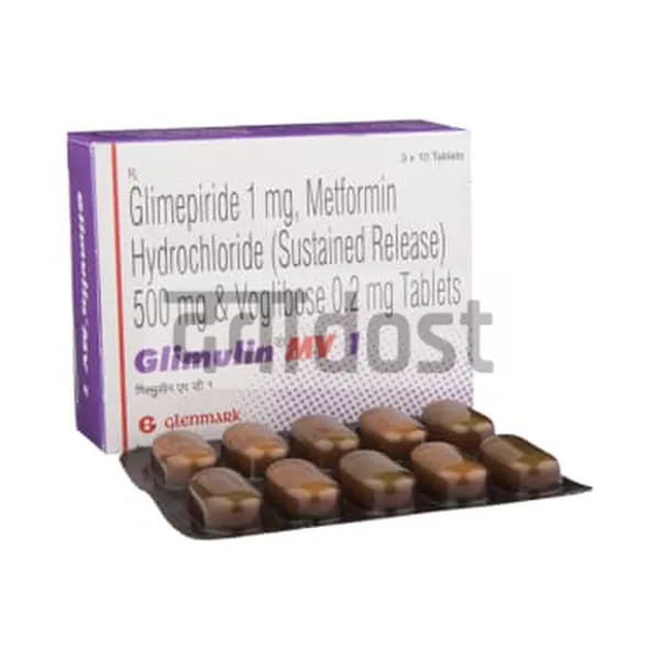 Glimulin MV 1 Tablet SR