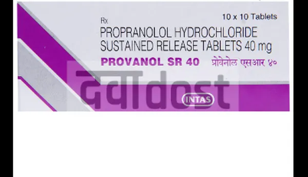 Propenol 40mg Tablet SR 10s