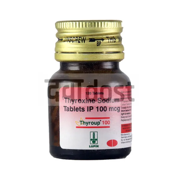 Thyroup 100MCG Tablet 120s