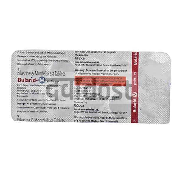 Bularid M 20mg/10mg Tablet 10s