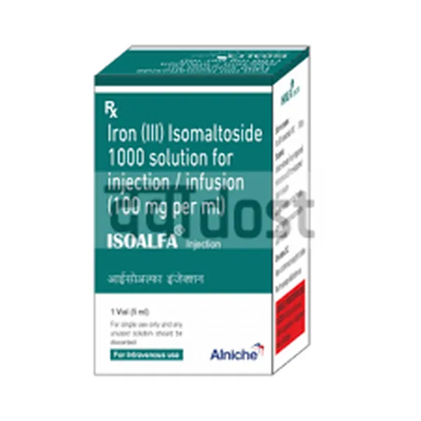 Isoalfa 100mg injection 5ml