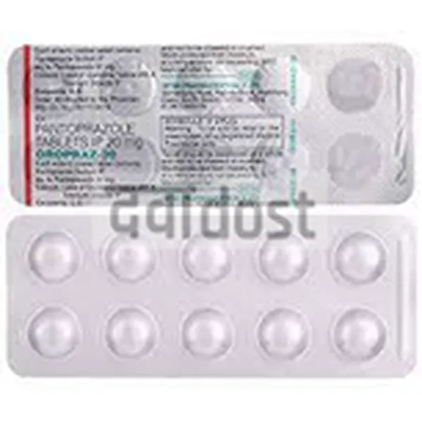 Oropraz 20mg Tablet