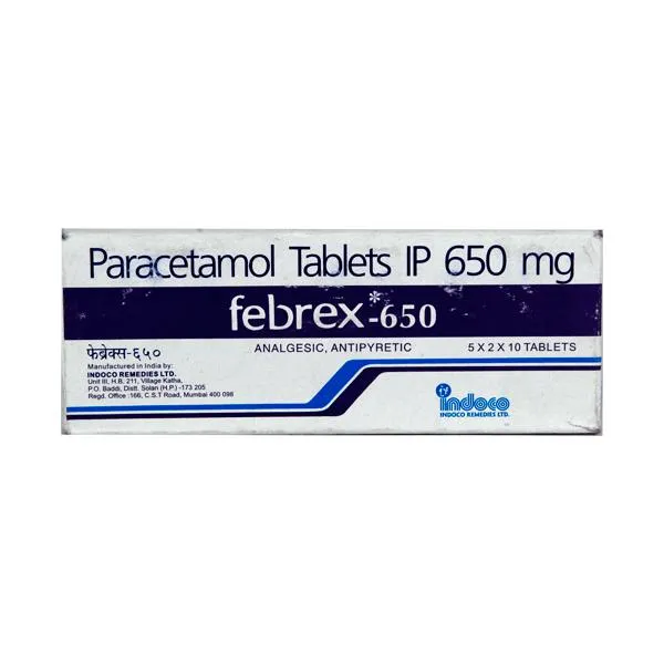 FEBREX 650MG 10TAB