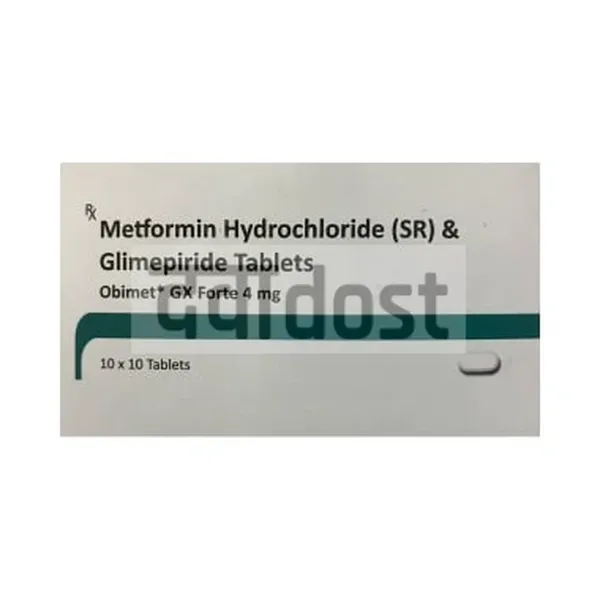 Obimet GX Forte 4mg Tablet SR