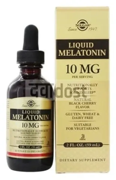 Solgar Liquid Melatonin Natural Black Cherry