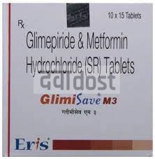 Glimper M 3mg/500mg Tablet SR