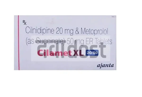 Cilamet XL 20mg/50mg Tablet ER 10s