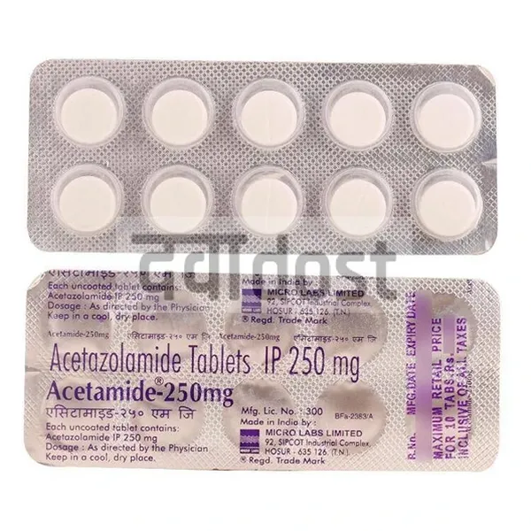 ACTAMIDE 250MG TABLET