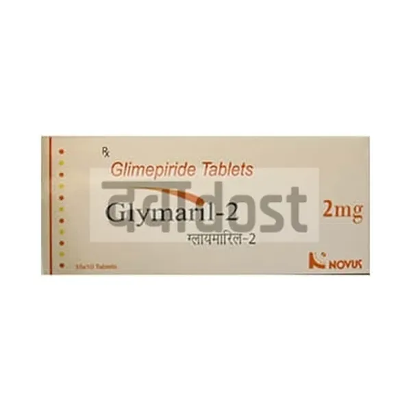 Glymaril 2mg Tablet