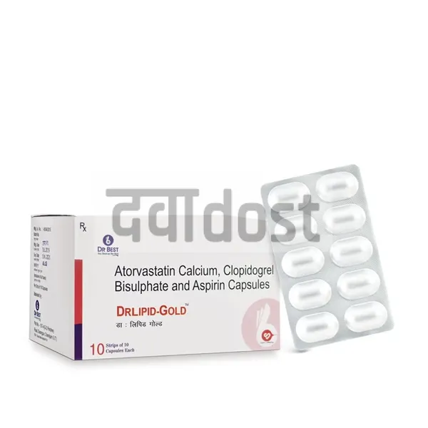 Drlipid Gold 10mg/75mg/75mg Capsule