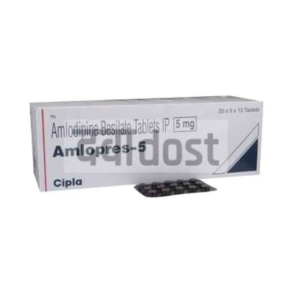 Amlopres 5mg Tablet