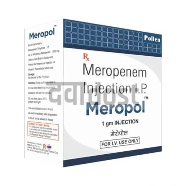 Meropol 1000mg Powder for Injection