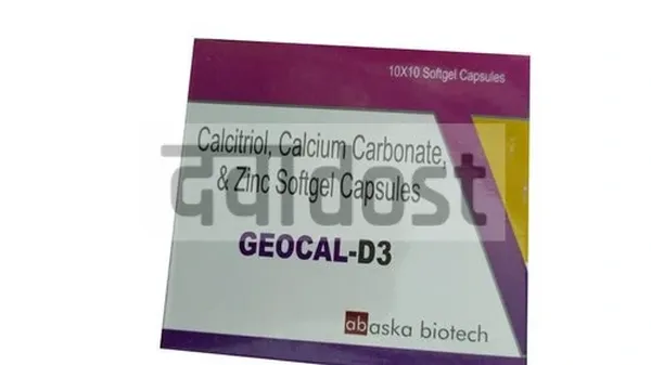 Geocal D3 Softgel Capsule 10s