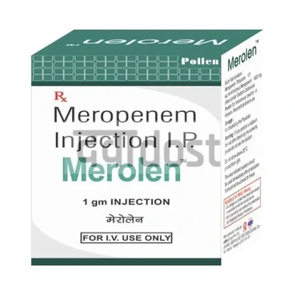 Merolen 1000mg Powder for Injection