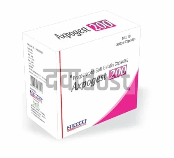 Axpogest 200 Soft Gelatin Capsule