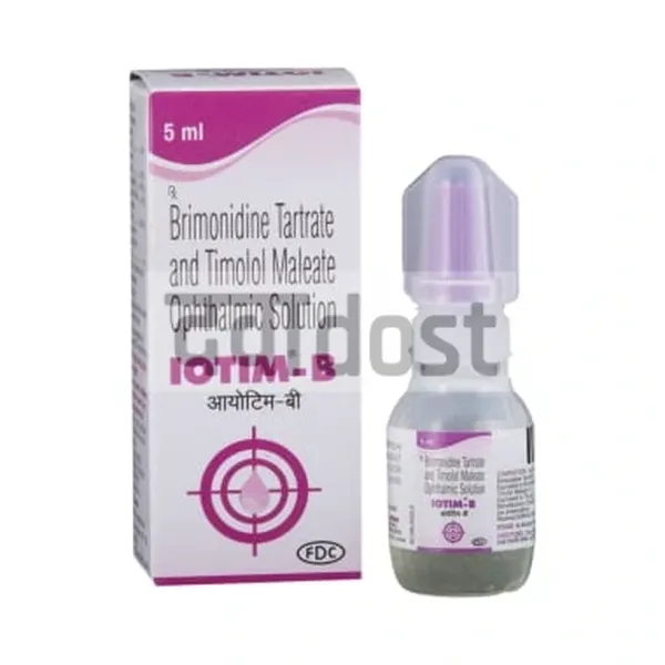 Iotim B Ophthalmic Solution Upto 10.00% Off | DawaaDost