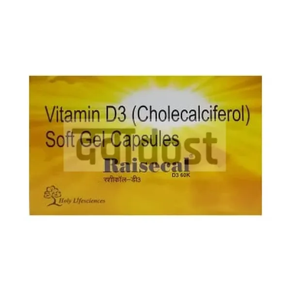 Raisecal D3 60K Softgel Capsule