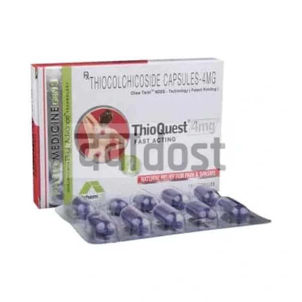 Thioquest 4mg Fast Acting Capsule