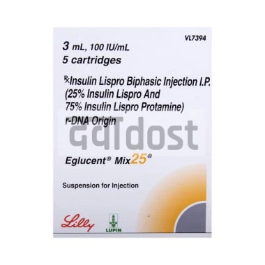 Eglucent Mix 25 100IU/ml Suspension for Injection