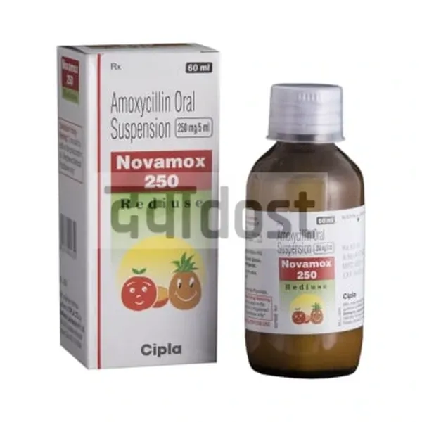 Novamox 250mg Rediuse Oral Suspension 60ml