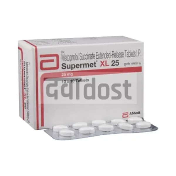 Supermet 25mg Tablet XL 10s