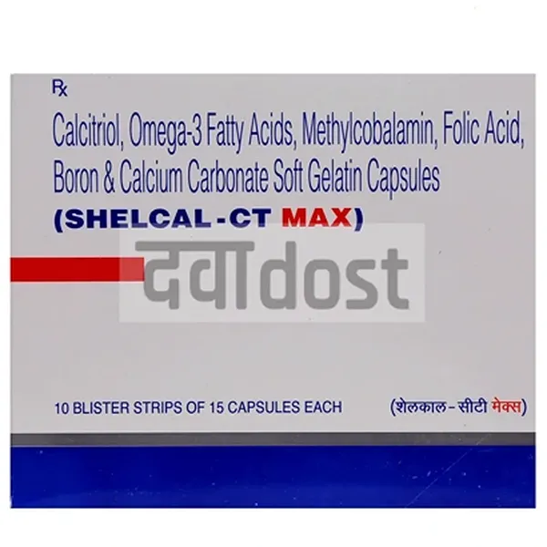 Shelcal  CT Max Soft Gelatin Capsule 15s