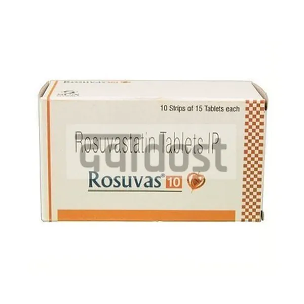 Rosuvas 10mg Tablet