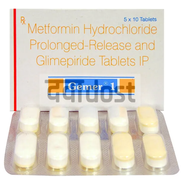 Gemer 1mg Tablet PR 15s