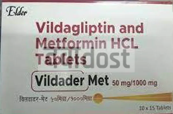 Vildader Met 1000mg/50mg Tablet