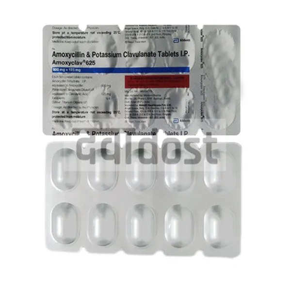 Amoxyclav 625 Tablet 10s