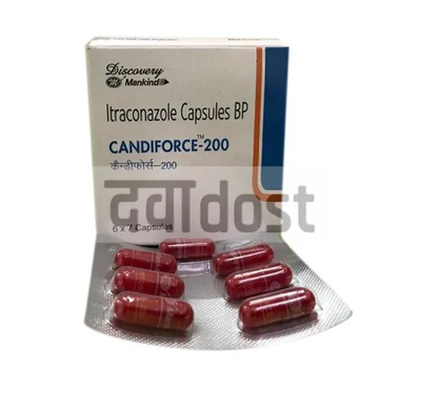 Candiforce 200mg Capsule 7`s