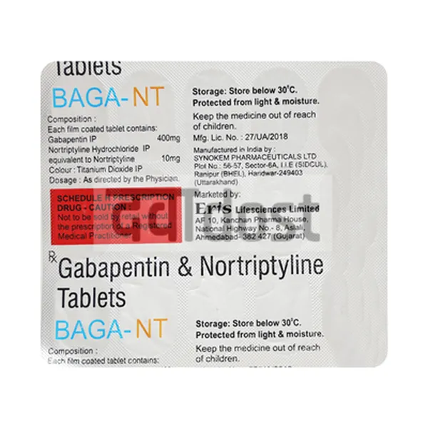 Baga NT 400mg/10mg Tablet