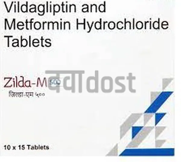 Zilda M 500mg/50mg Tablet 15s