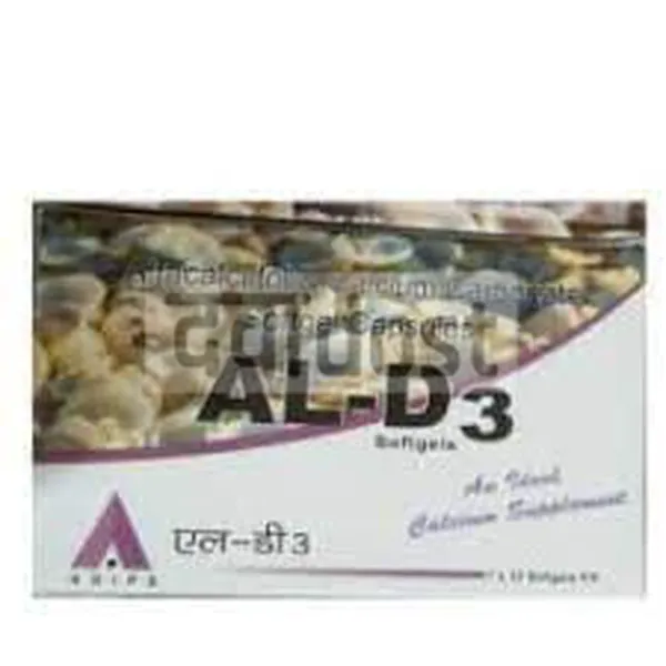 AL D3 1250mg/0.25mcg Soft Gelatin Capsule 10s