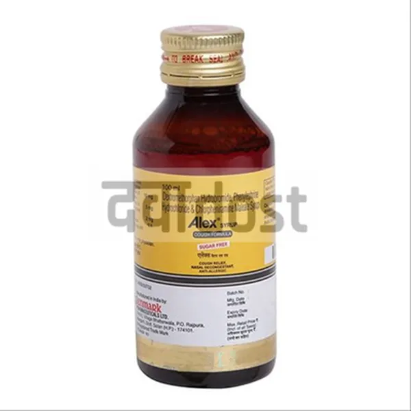 Alex Plus 4mg/1mg/100mg/5mg Syrup 100ml