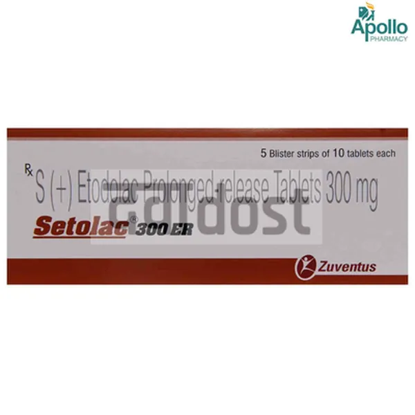 Setolac 300mg Tablet ER 10s