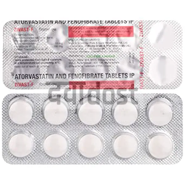 Zivast F 10mg/160mg Tablet 10s