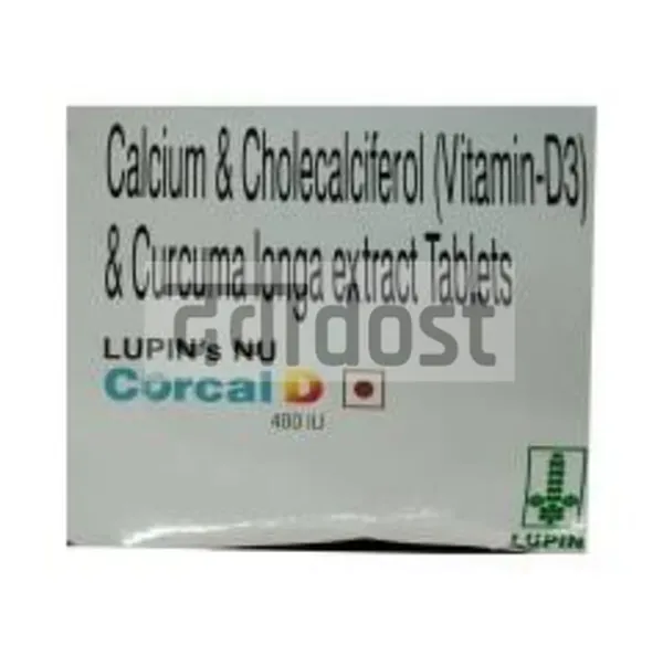 Corcal D 500mg/400IU Tablet 10s