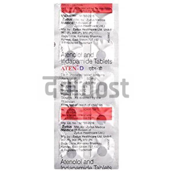 Aten D 50mg/2.5mg Tablet 10s